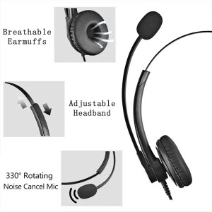 هدست بین مدل A26 USB